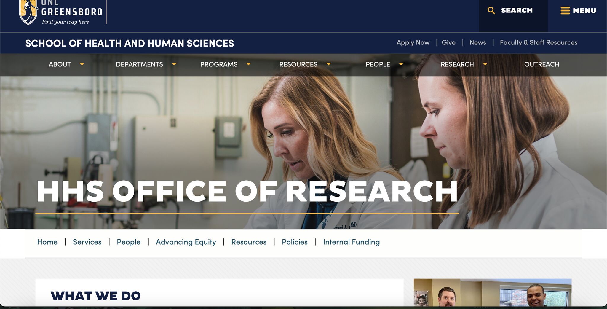 Office of Research Website Migration